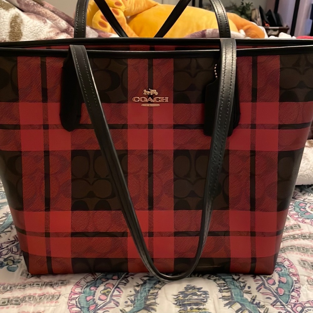 Coach hand bag used